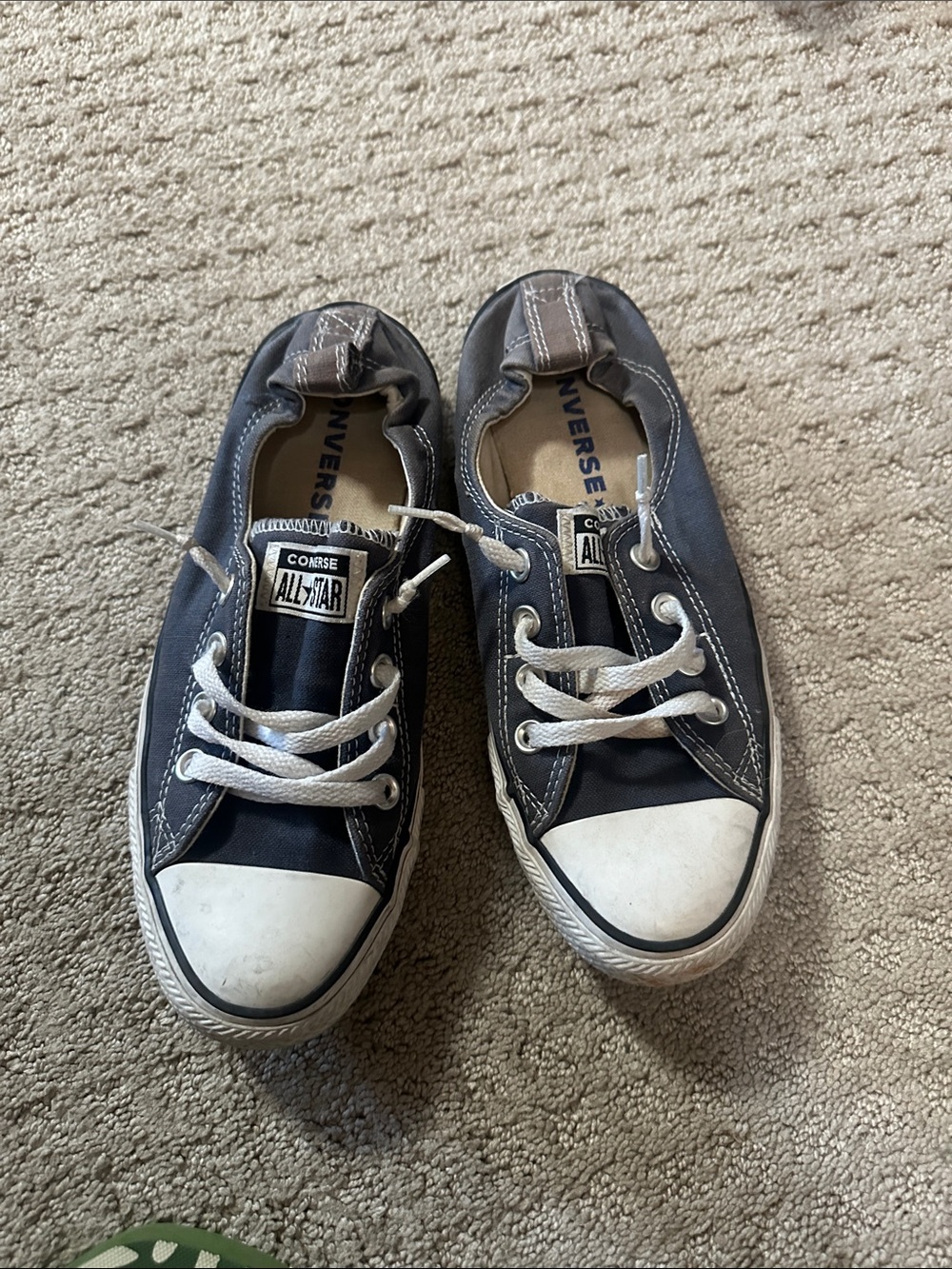 Converse Kids Low Top Sneakers - Black and White - Picture 1 of 4